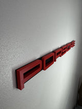 Porsche Word WallArt