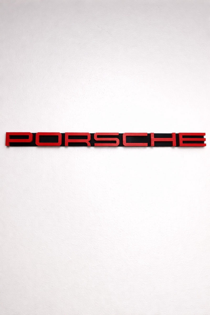 Porsche Word WallArt