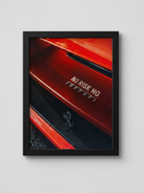 No Risk No Ferrari Frame