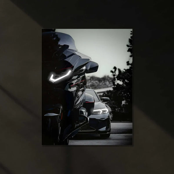 BMW Black Edition (Neon Poster)