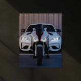 BMW White Edition (Neon Poster)