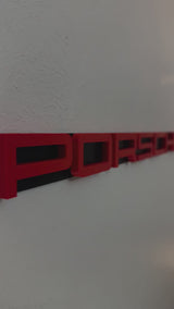Porsche Word WallArt