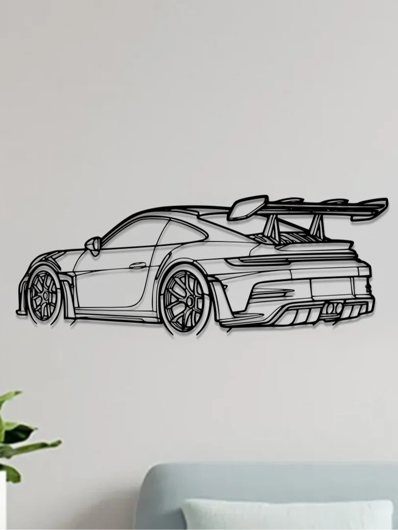 Porsche GT3 RS wall aft