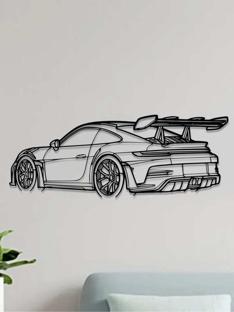 Porsche GT3 RS wall aft